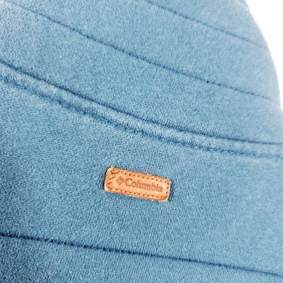 Columbia Women's Blue Lined Full Zip Long Sleeve Coat Sweater Jacket - Picture 7 of 11